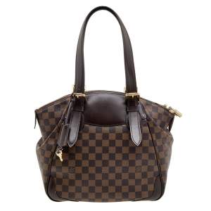 Pre Owned Louis Vuitton Damier Ebene Canvas Verona GM Bag
