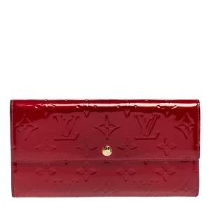 Louis Vuitton Pomme D’amour Monogram Vernis Sarah Wallet
