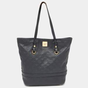 Pre Owned Louis Vuitton Bleu Infini Monogram Empreinte Leather Citadine PM Bag