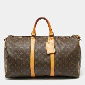 Louis Vuitton Monogram Canvas Keepall 50 Bag
