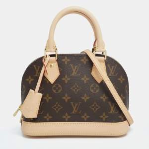 Pre Owned Louis Vuitton Monogram Canvas Alma BB Bag