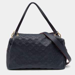 Pre Owned حقيبة لوي فيتون بونثيو جلد امبرينت مونوغرامي  إنفيني أزرق متوسطة PM