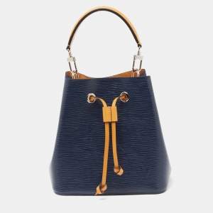 Pre Owned Louis Vuitton Indigo/Safran Epi Leather NeoNoe BB Bag