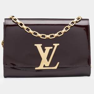مملوكة مسبقًا Louis Vuitton Amarante Vernis Chain Louise GM Bag