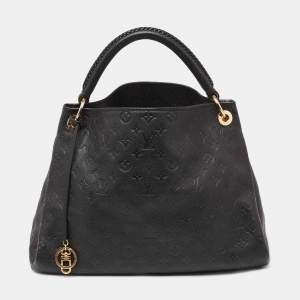 مملوكة مسبقًا Louis Vuitton Black Monogram Empreinte Leather Artsy MM Bag