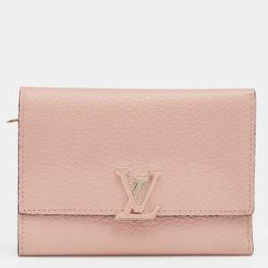 Pre Owned محفظة كومباكت لوي فيتون كابوتشينز ماغنوليا