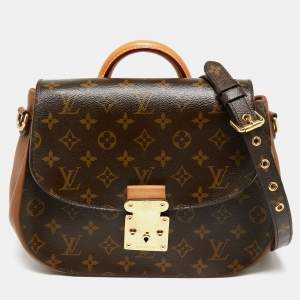 Pre Owned Louis Vuitton Camel Monogram Canvas Eden MM Bag