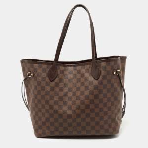 Louis Vuitton Damier Ebene Canvas Neverfull MM Bag