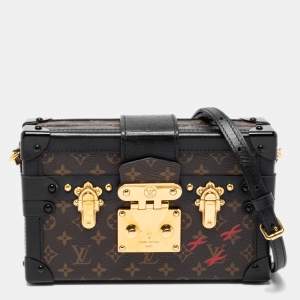 Pre Owned Louis Vuitton Monogram Canvas Petite Malle Bag