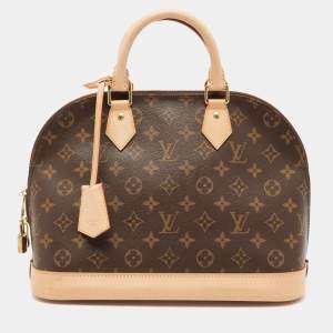 مملوكة مسبقًا حقيبة لوي فيتون كانفاس مونوغرامي ألما PM