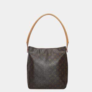 مملوكة مسبقًا Louis Vuitton Brown Monogram Looping GM