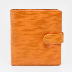 Louis Vuitton Mandarin Epi Leather Portobier Wallet