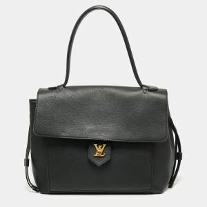 مملوكة مسبقًا Louis Vuitton Black Empriente Leather Lockme MM Bag