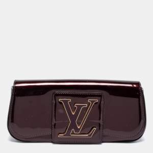 Pre Owned Louis Vuitton Amarante Vernis Sobe Clutch