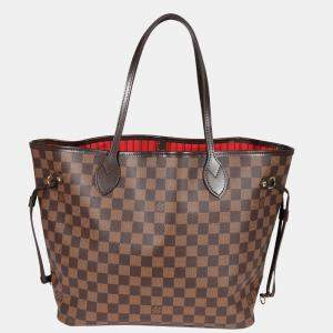 Louis Vuitton Damier Ebene Canvas Neverfull MM Bag
