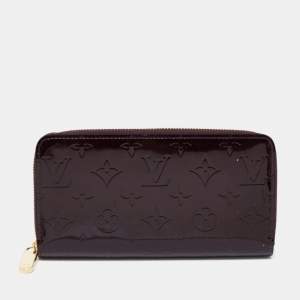 Louis Vuitton Amarante Monogram Vernis Zippy Wallet  