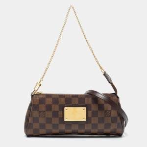 Pre Owned Louis Vuitton Damier Ebene Canvas Eva Sophie Clutch Bag