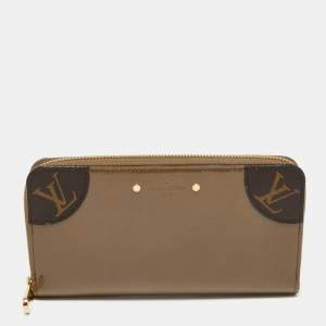مملوكة مسبقًا Louis Vuitton Beige Monogram Canvas and Vernis Venice Zippy Wallet 
