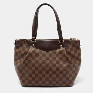 Pre Owned Louis Vuitton Damier Ebene Canvas Westminster PM Bag