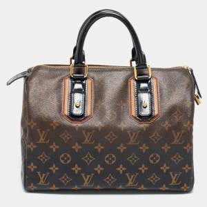 Pre Owned Louis Vuitton Monogram Canvas Limited Edition Mirage Speedy 30 Bag