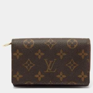 Pre Owned Louis Vuitton Monogram Canvas Porte Monnaie Tresor Wallet