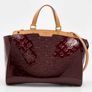 مملوكة مسبقًا Louis Vuitton Amarante Monogram Vernis Brea GM Bag