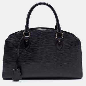 Pre Owned Louis Vuitton Black Epi Leather Jasmin Bag