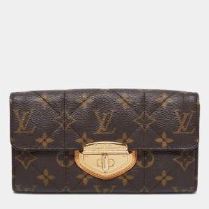 Pre Owned Louis Vuitton Monogram Canvas Etoile Sarah Wallet