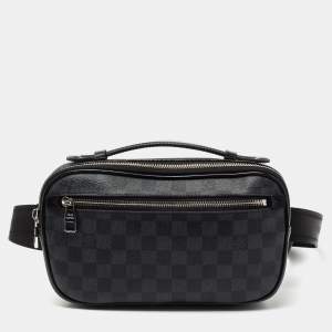 Pre Owned Louis Vuitton Damier Graphite Canvas Ambler Fanny Pack