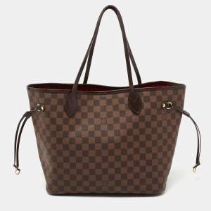 Louis Vuitton Damier Ebene Canvas Neverfull MM Tote Bag