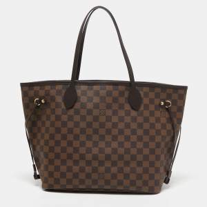 Louis Vuitton Damier Ebene Canvas Neverfull MM Bag