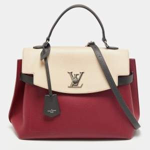 Pre Owned Louis Vuitton Multicolor Leather Lockme Ever BB Bag