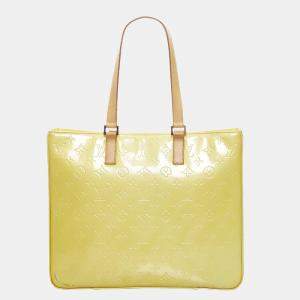 مملوكة مسبقًا Louis Vuitton Beige/Brown Vernis Columbus