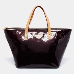 مملوكة مسبقًا Louis Vuitton Amarante Monogram Vernis Bellevue PM Bag