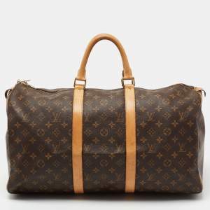 Pre Owned Louis Vuitton Monogram Canvas Keepall 50 Bag
