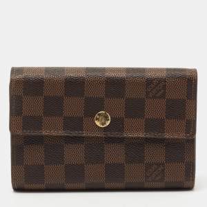 Louis Vuitton Damier Ebene Canvas Alexandra Wallet