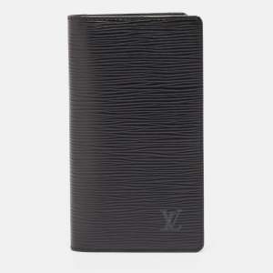 Louis Vuitton Black Epi Leather Bifold Long Wallet