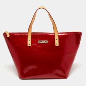 Pre Owned Louis Vuitton Pomme D'Amour Monogram Vernis Bellevue PM Bag