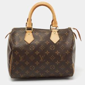 Pre Owned Louis Vuitton Monogram Canvas  Speedy Bandouliere 25 Bag