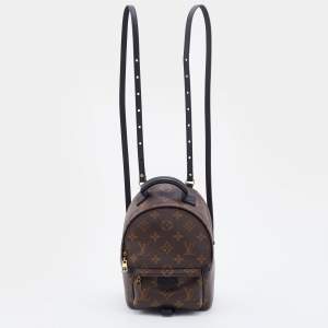 Louis Vuitton Brown Monogram Canvas Mini Palm Spring Bag