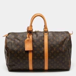 Louis Vuitton Monogram Canvas Keepall 45 Bag