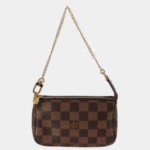 Louis Vuitton Damier Ebene Mini Pochette Accessories  Bag