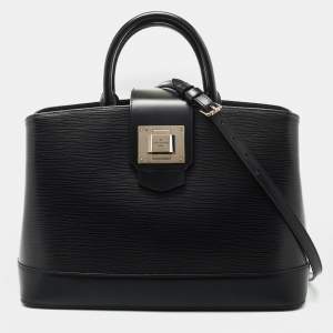 Pre Owned Louis Vuitton Black Epi Leather Mirabeau GM Bag