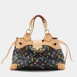مملوكة مسبقًا Louis Vuitton Black Multicolore Monogram Canvas Ursula Bag