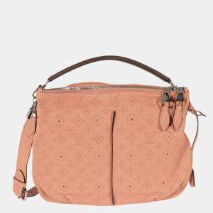 Louis Vuitton Beige Monogram Mahina Leather Selene PM Bag