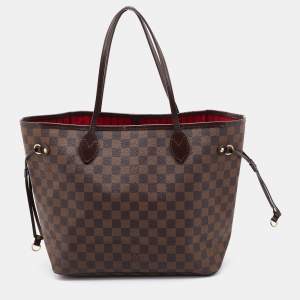 Louis Vuitton Damier Ebene Canvas Neverfull MM Bag