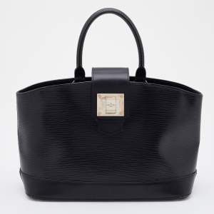 Pre Owned Louis Vuitton Black Epi Leather Mirabeau PM Bag