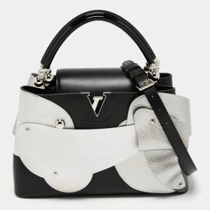 Louis Vuitton Black/Silver Leather Limited Edition 054/200 Liu Wei Artycapucines PM Bag
