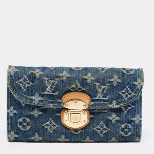 Louis Vuitton Monogram Denim Amelia Wallet