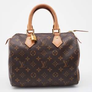 Pre Owned Louis Vuitton Monogram Canvas Speedy 25 Bag